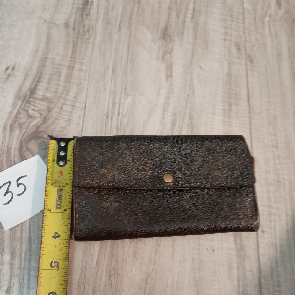 Authentic LOUIS VUITTON Monogram Portefeuille Sarah Long Wallet - Picture 10 of 10